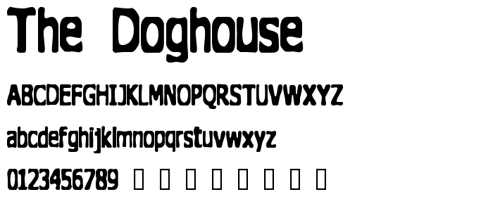The Doghouse font